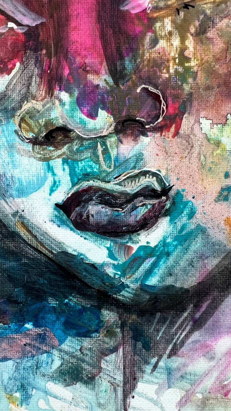 Original Abstract Women Painting by Katerina Anchugova