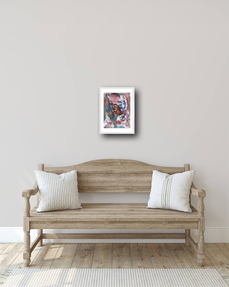 Original Abstract Women Painting by Katerina Anchugova