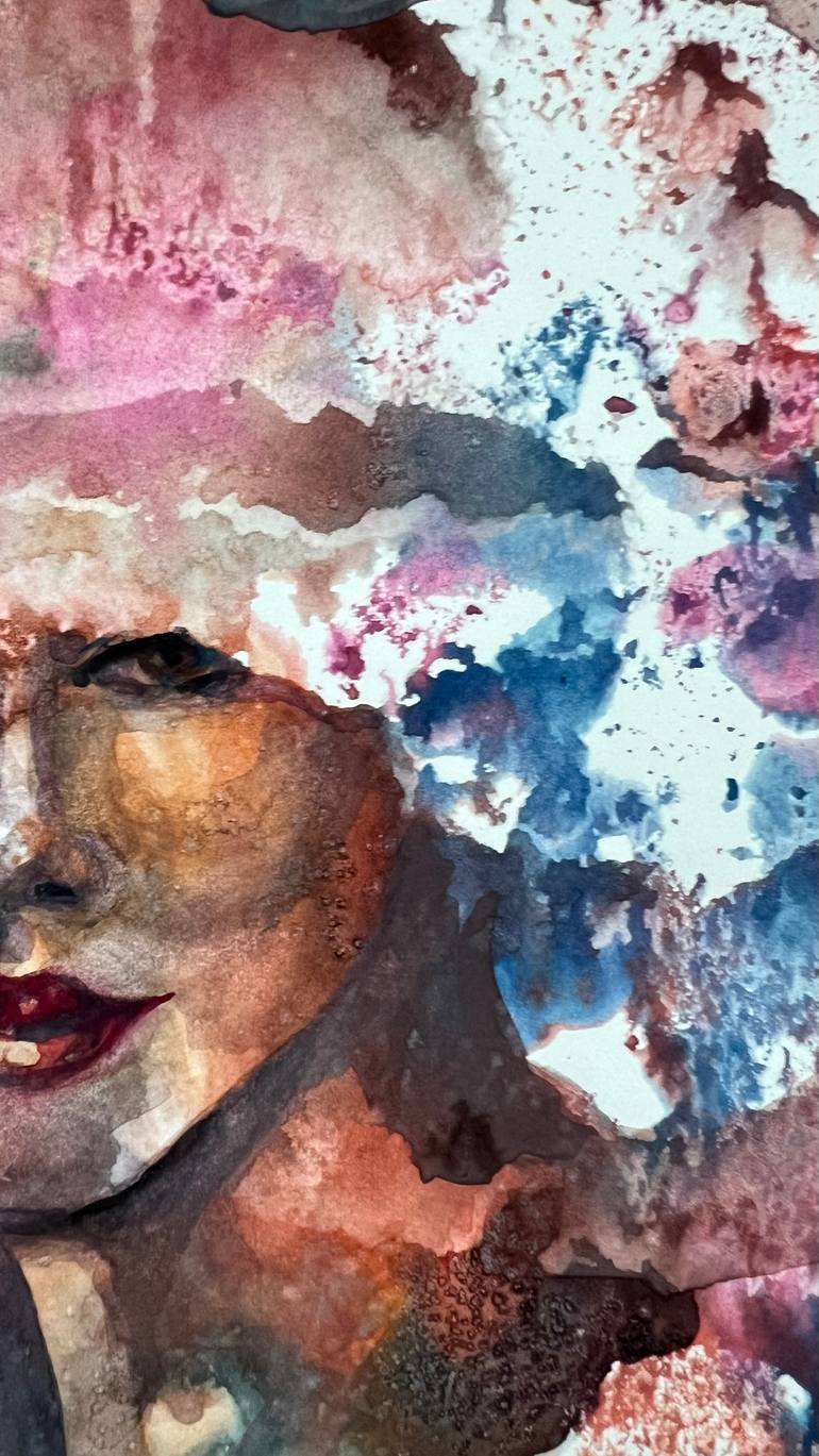 Original Abstract Women Painting by Katerina Anchugova