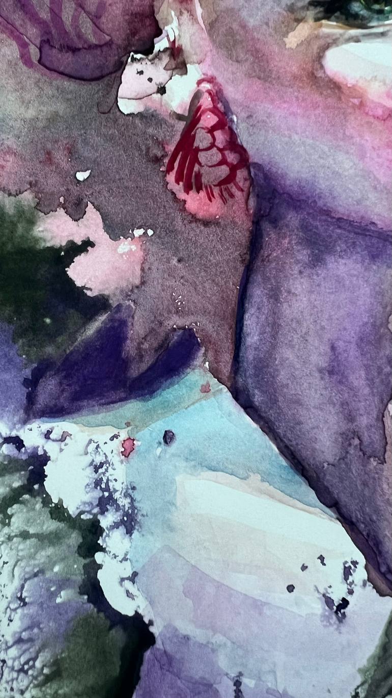 Original Abstract Women Painting by Katerina Anchugova