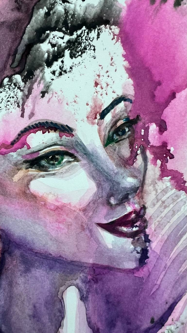 Original Abstract Women Painting by Katerina Anchugova