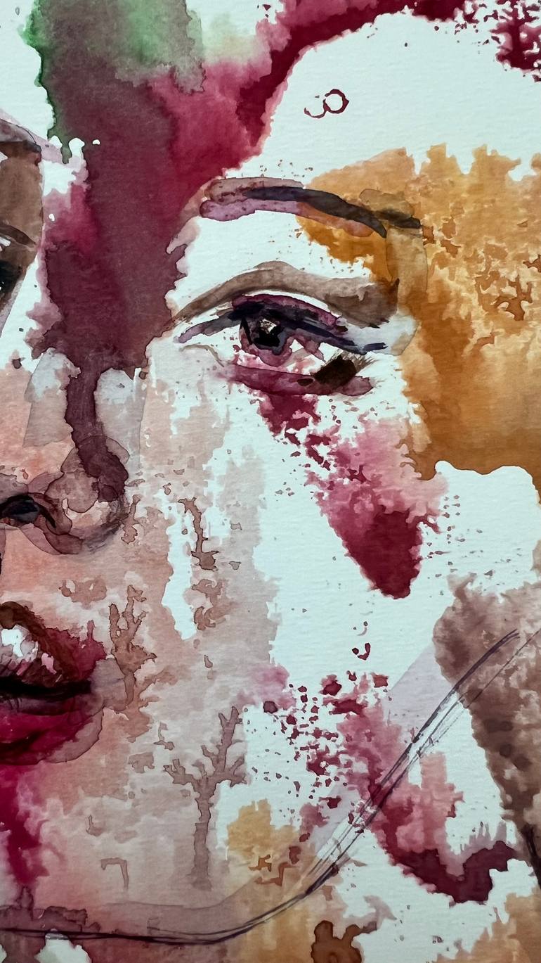 Original Abstract Women Painting by Katerina Anchugova