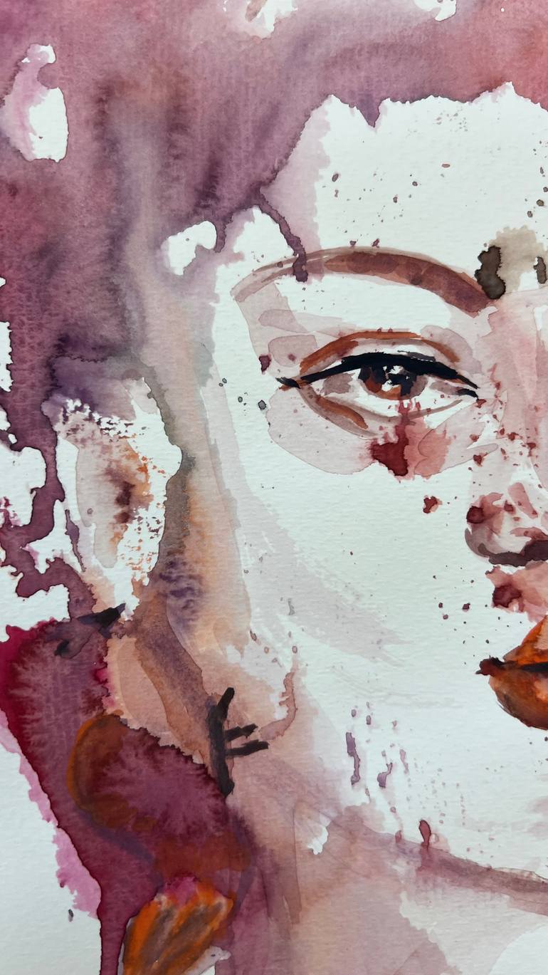 Original Abstract Women Painting by Katerina Anchugova