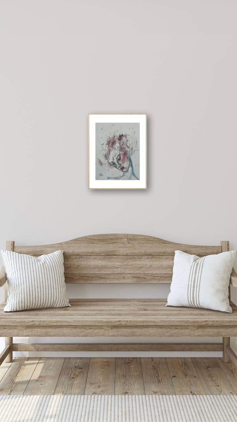 Original Abstract Women Painting by Katerina Anchugova