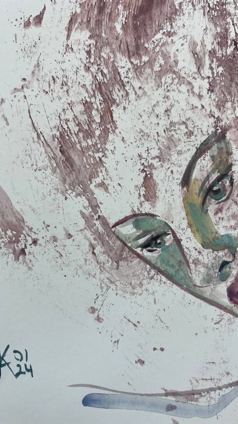 Original Abstract Women Painting by Katerina Anchugova