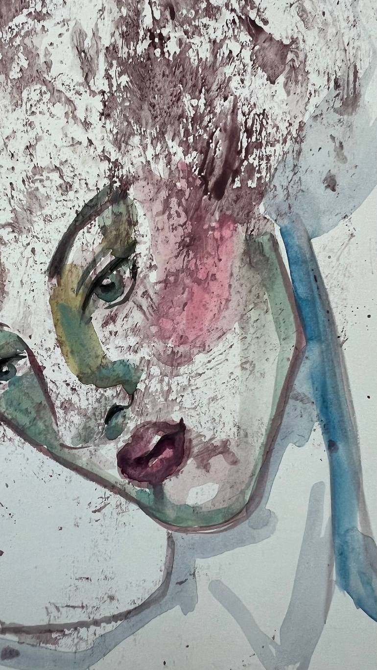 Original Abstract Women Painting by Katerina Anchugova