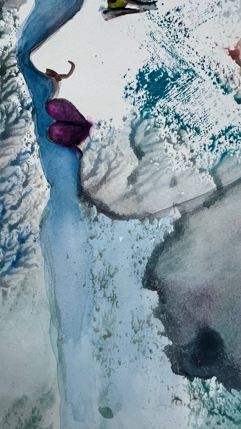 Original Abstract Women Painting by Katerina Anchugova
