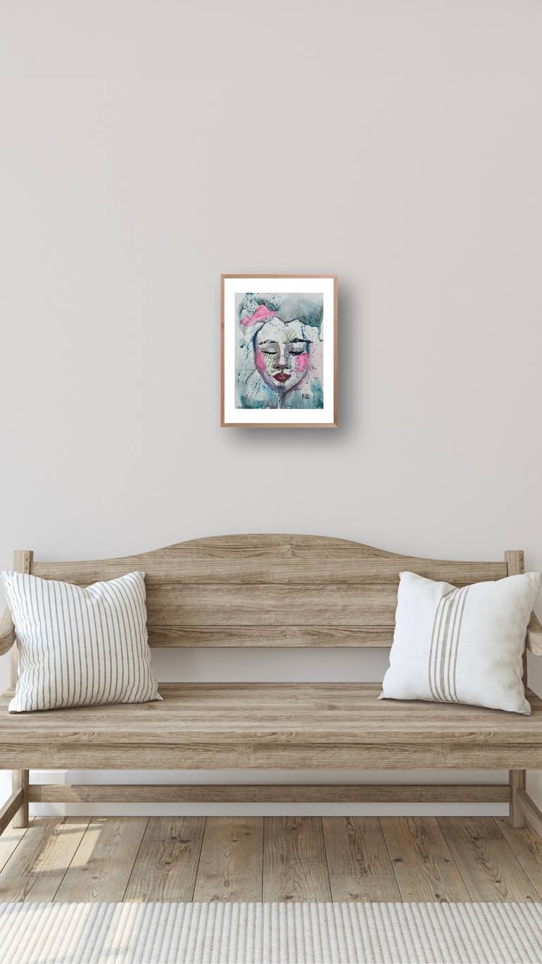 Original Abstract Women Painting by Katerina Anchugova