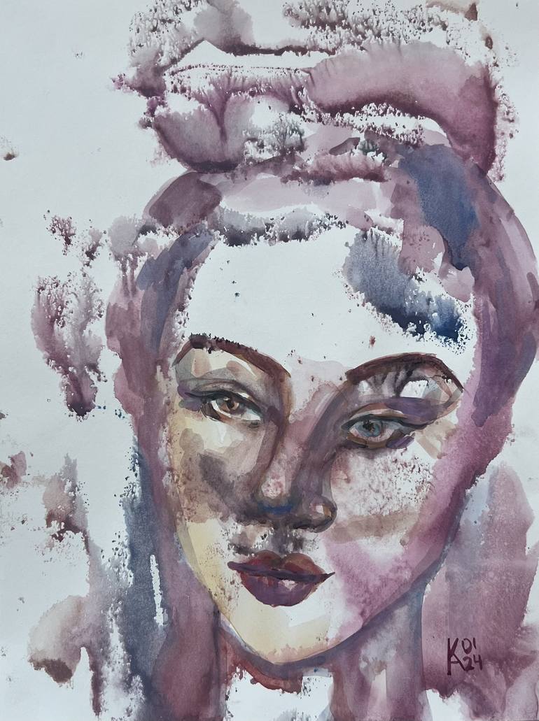 Print of Abstract Women Paintings by Katerina Anchugova