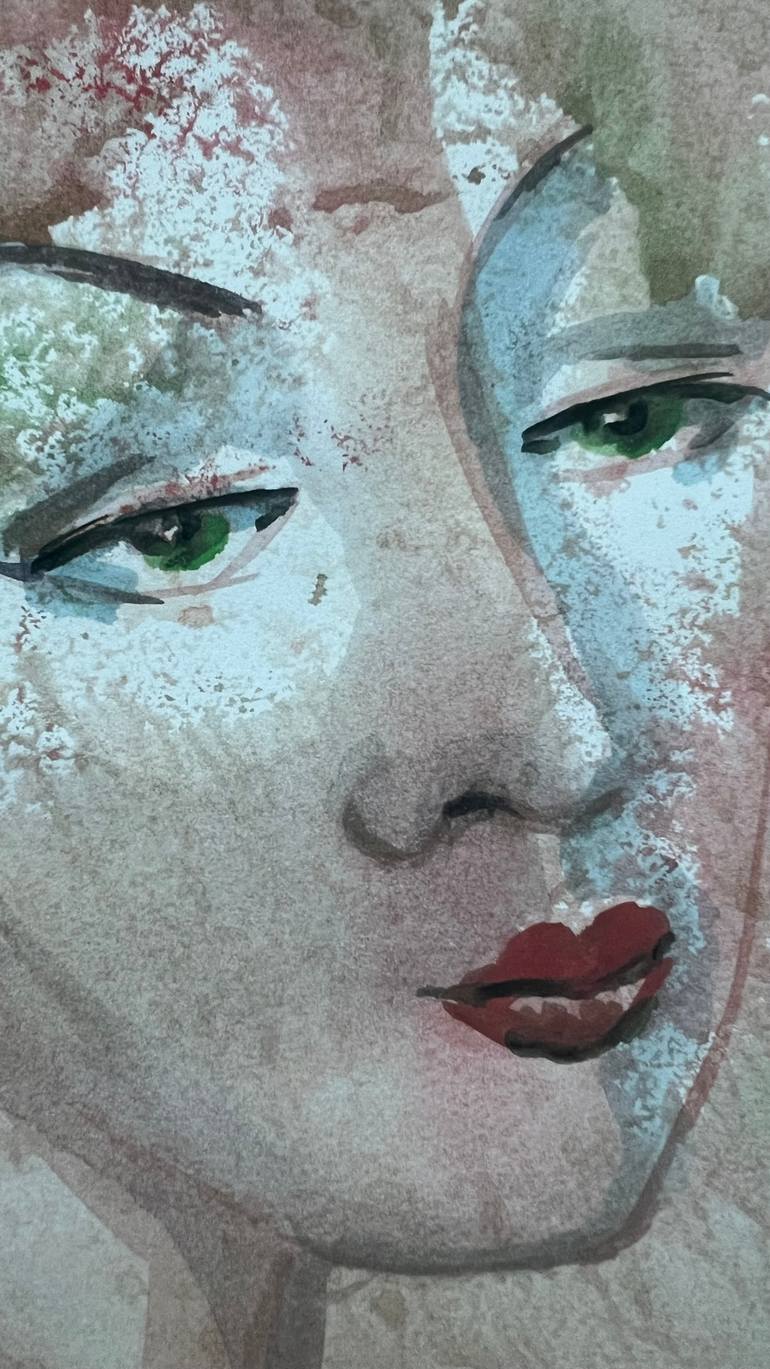 Original Abstract Women Painting by Katerina Anchugova
