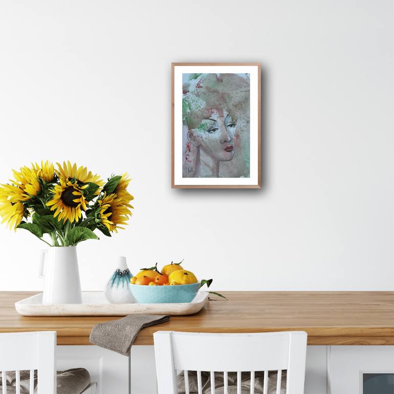 Original Abstract Women Painting by Katerina Anchugova