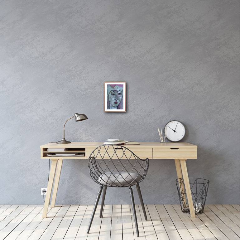 Original Abstract Women Painting by Katerina Anchugova