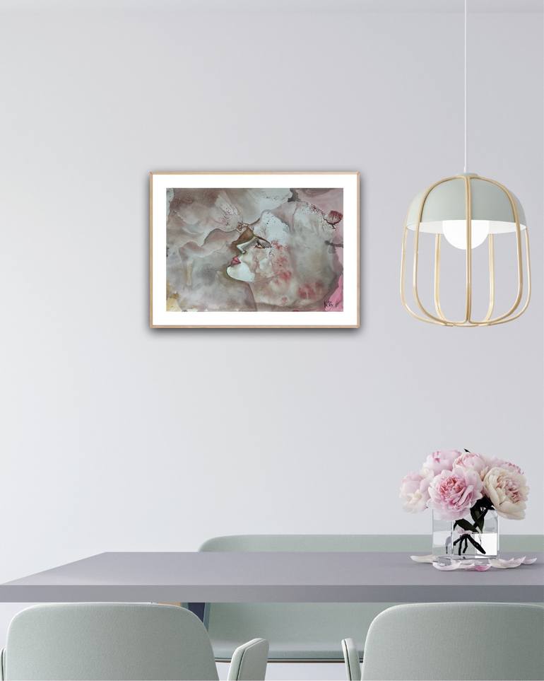 Original Abstract Women Painting by Katerina Anchugova