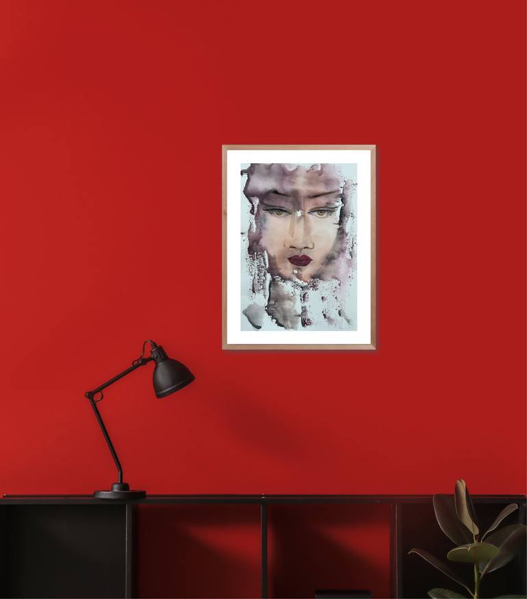 Original Abstract Women Painting by Katerina Anchugova