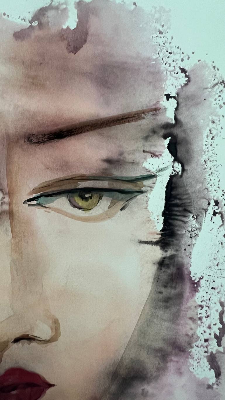 Original Abstract Women Painting by Katerina Anchugova