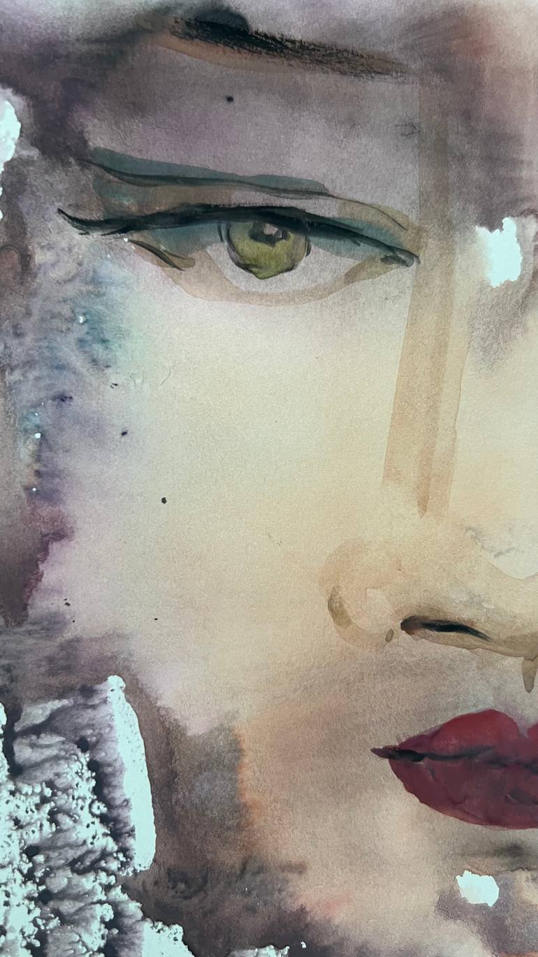 Original Abstract Women Painting by Katerina Anchugova