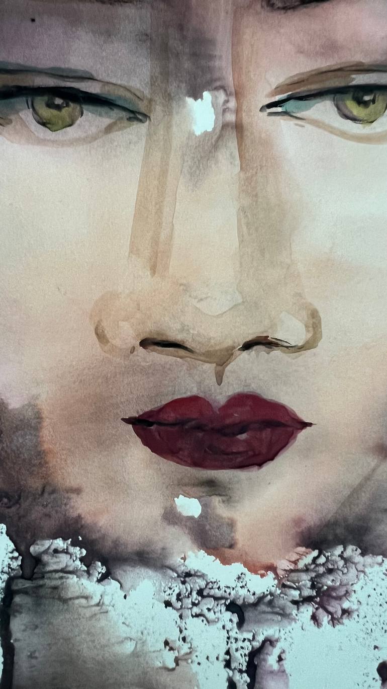 Original Abstract Women Painting by Katerina Anchugova