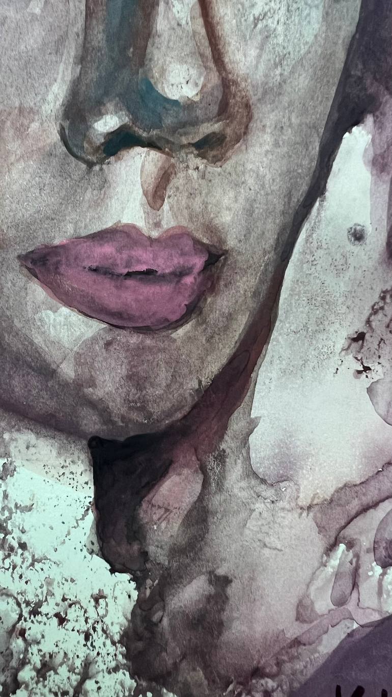 Original Abstract Women Painting by Katerina Anchugova
