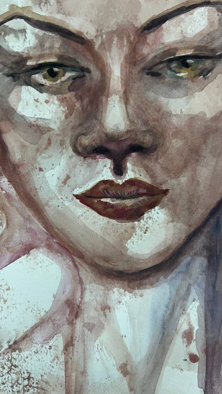Original Abstract Women Painting by Katerina Anchugova
