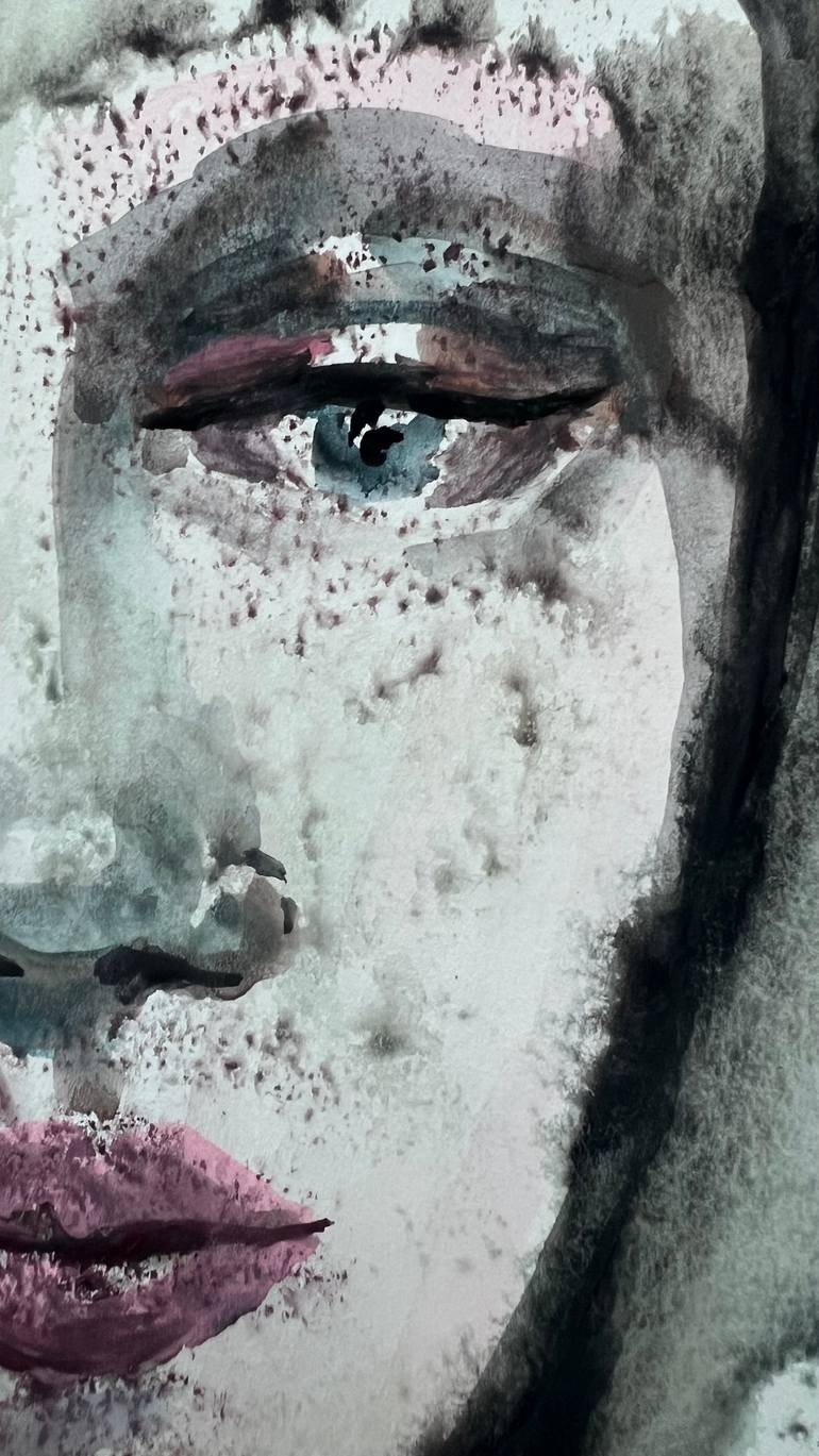 Original Abstract Women Painting by Katerina Anchugova