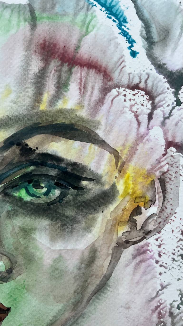 Original Abstract Women Painting by Katerina Anchugova