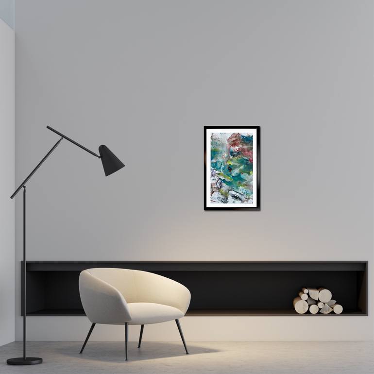 Original Abstract Women Painting by Katerina Anchugova