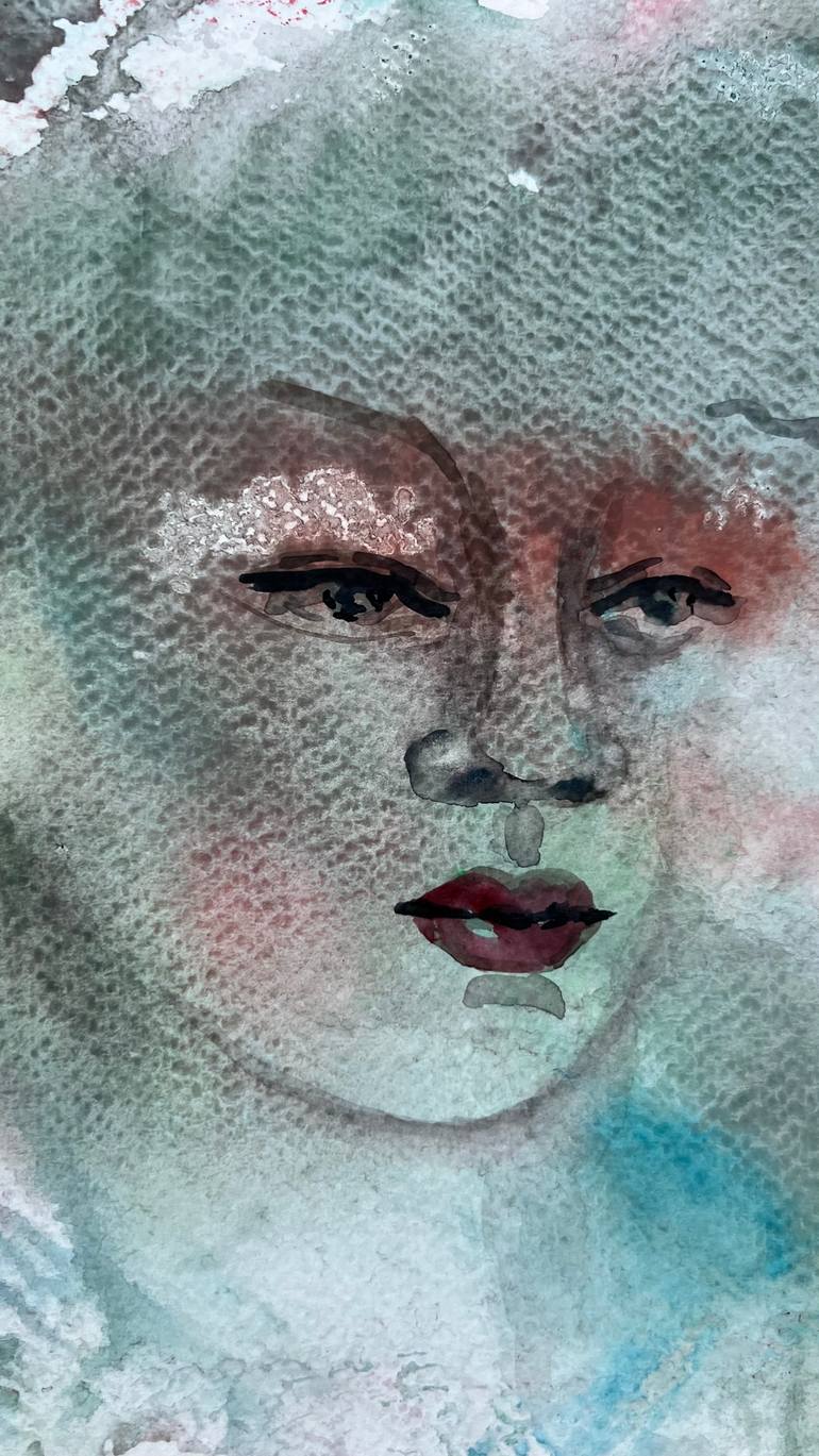 Original Abstract Women Painting by Katerina Anchugova
