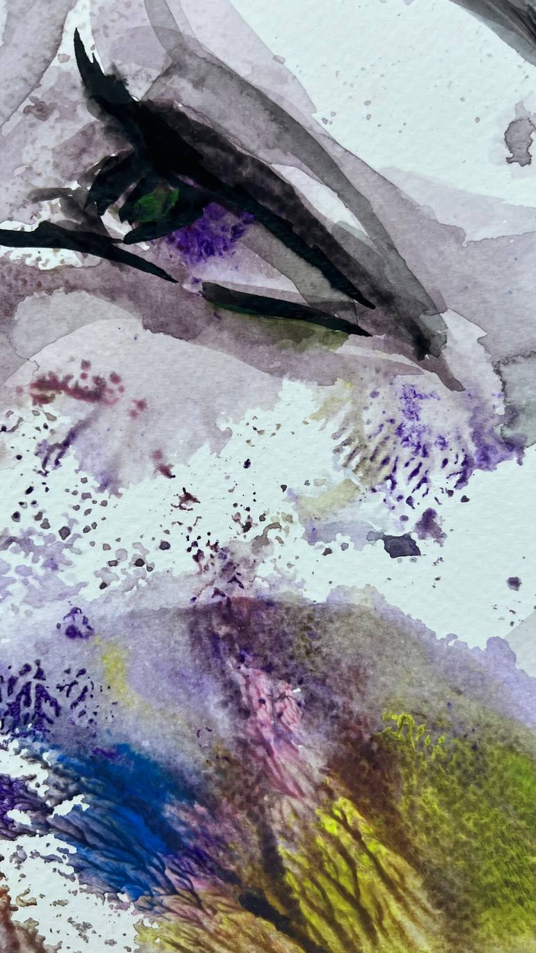 Original Abstract Women Painting by Katerina Anchugova