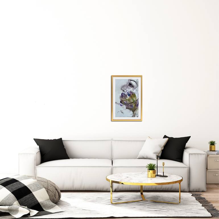 Original Abstract Women Painting by Katerina Anchugova