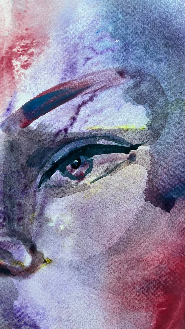 Original Abstract Expressionism Women Painting by Katerina Anchugova