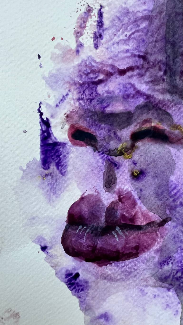 Original Abstract Expressionism Women Painting by Katerina Anchugova