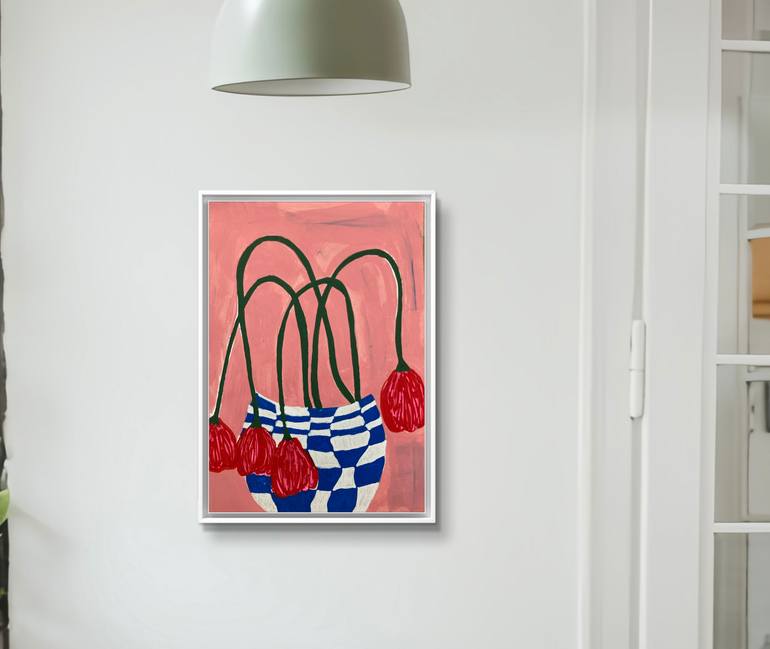Original Contemporary Botanic Painting by Nina Fourton