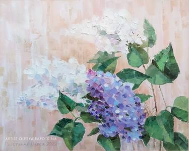 Original Impressionism Floral Paintings by Olesya Rapotkina