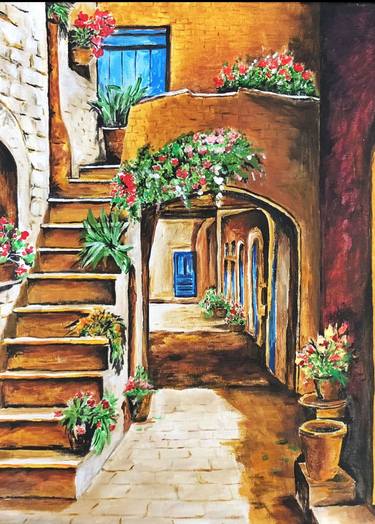 Original Art Nouveau Home Paintings by Grant Duncan