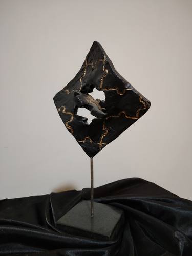 Original Symbolism Geometric Sculpture by Guntay Huseynli