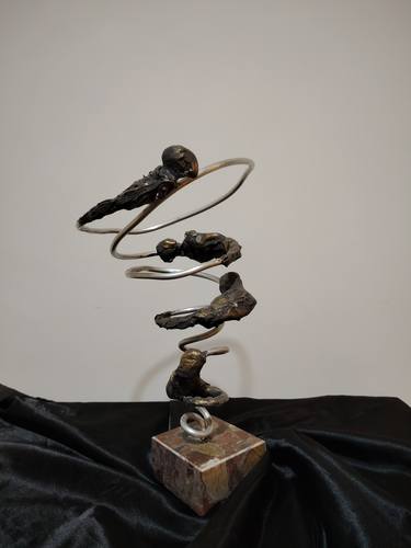 Original Abstract Transportation Sculpture by Guntay Huseynli