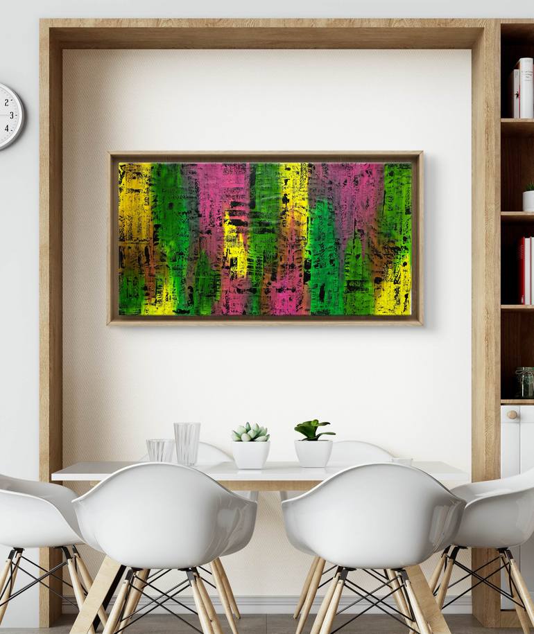 Original Impressionism Abstract Painting by Esty O