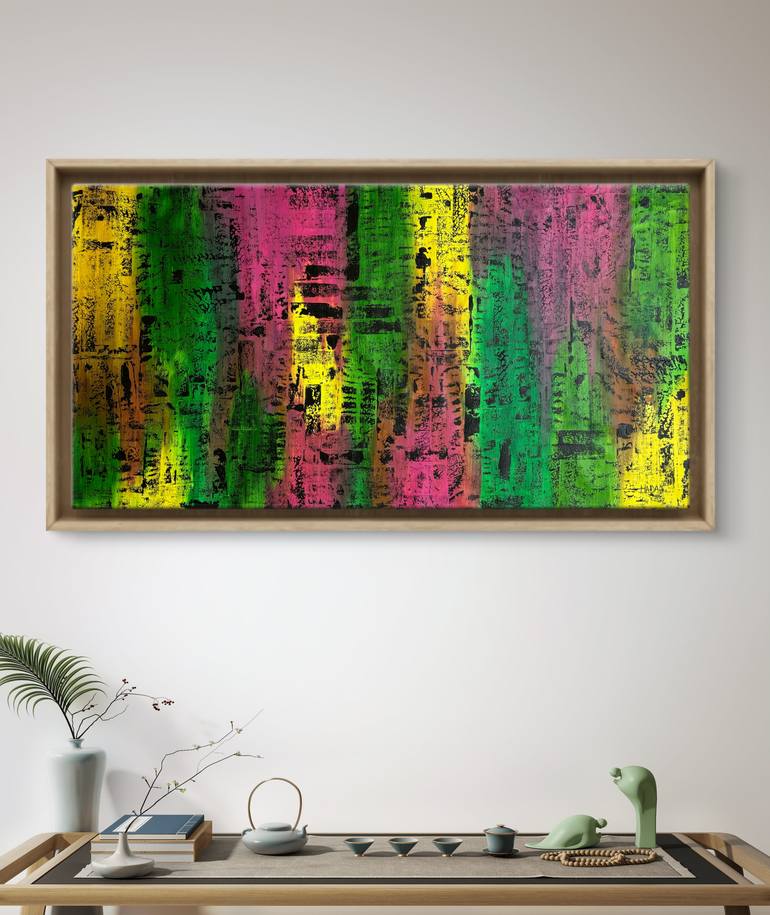 Original Impressionism Abstract Painting by Esty O