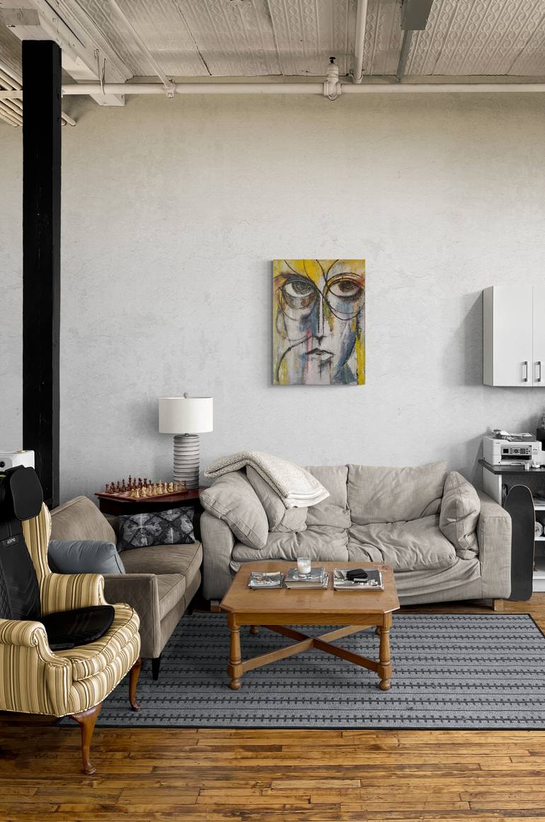 Original Abstract Expressionism Abstract Painting by Lassaad Ghanji