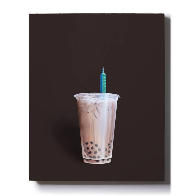 Original Surrealism Food & Drink Painting by Jess Lin