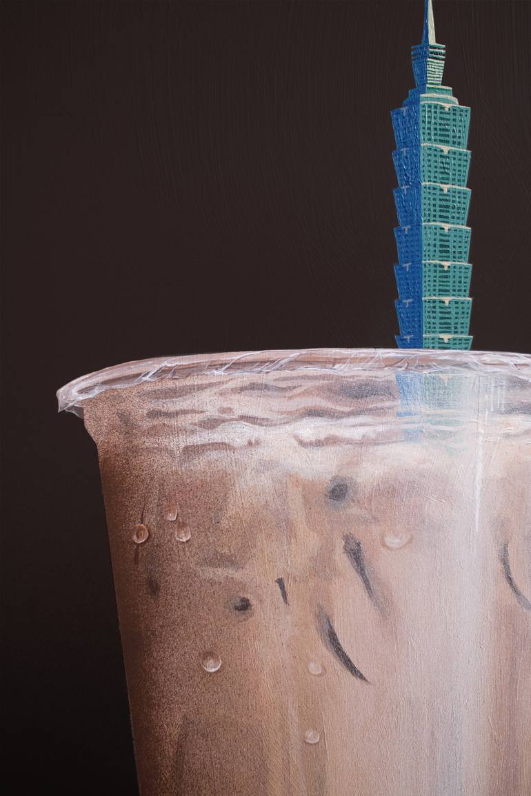 Original Surrealism Food & Drink Painting by Jess Lin