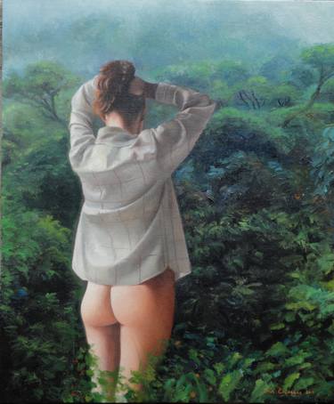 Original Classicism Women Paintings by Paul Calderon