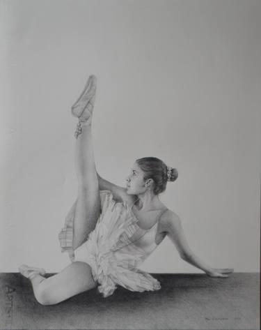 Original Classicism People Drawings by Paul Calderon