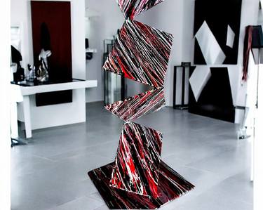 Original Geometric Abstract Sculpture by Nicholas Turner