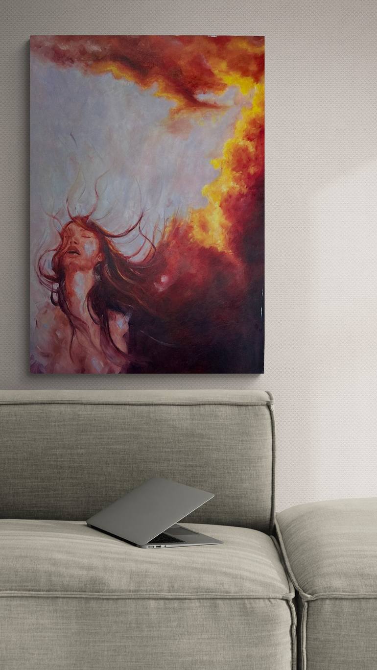 Original Expressionism Women Paintings by Anastasiia Lishchuk
