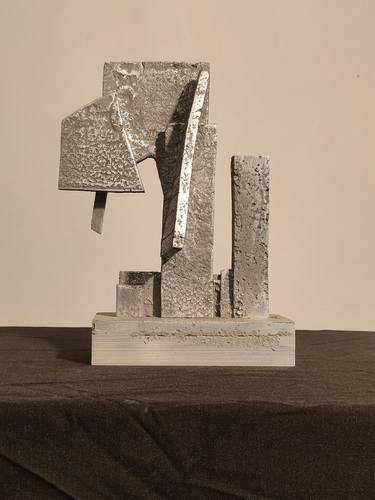 Original Abstract Expressionism Abstract Sculpture by Amnon Benshalom