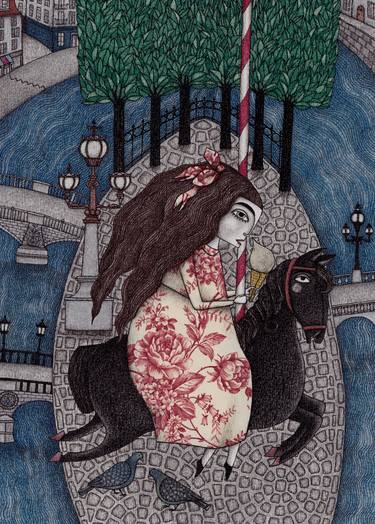 Saatchi Art Artist Judith Clay; Drawings, “My Summer Days” #art