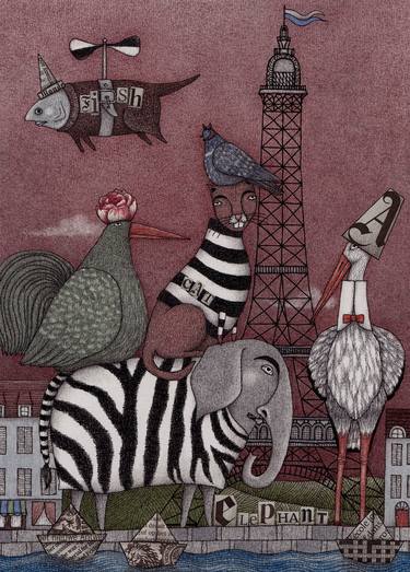 Original Animal Drawings by Judith Clay