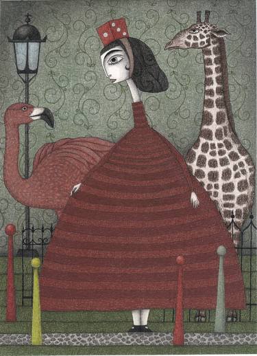 Saatchi Art Artist Judith Clay; Drawings, “Sunday Excursion to the Zoo” #art