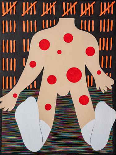 Original Contemporary Body Mixed Media by Rick Fraterman